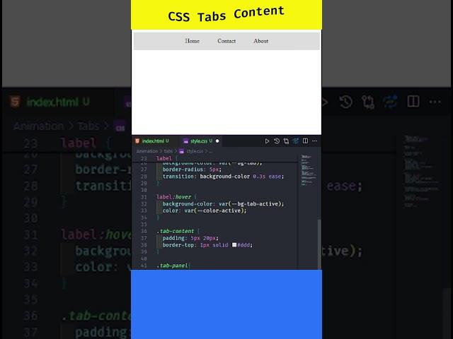 CSS Tabs Content Without JavaScript  Simplify Your Web Design Process