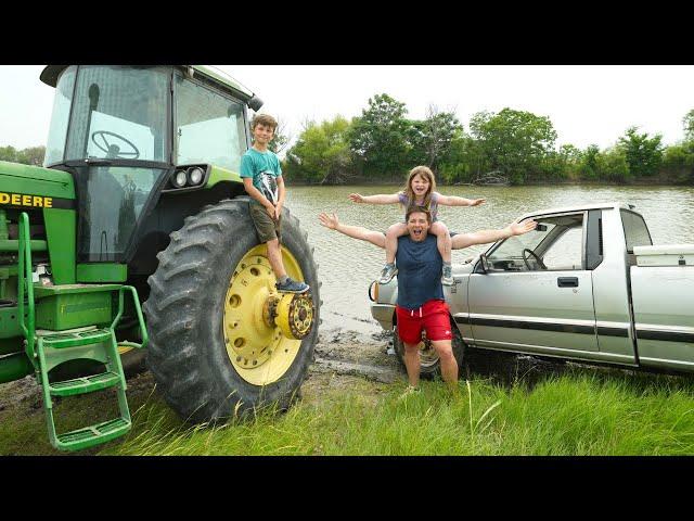 Playing with Mud and Finding Secret Toys Compilation | Tractors for kids