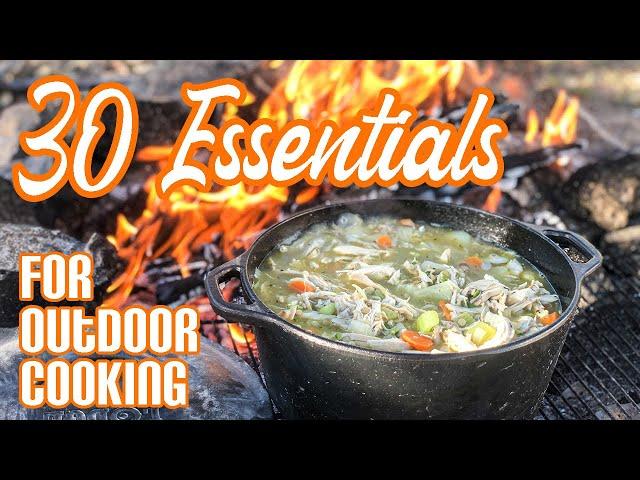 30 Cooking Essentials for Outdoor Camp Cooking