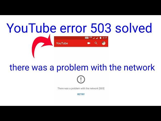 How To Fix Youtube - There was a Problem With the Server. Error Code 503