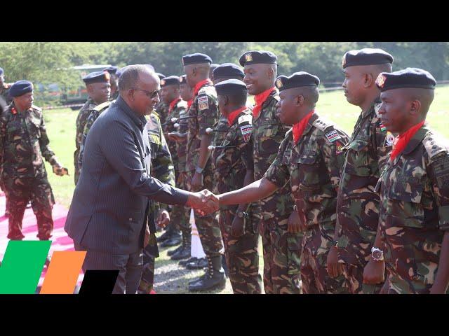 Defense CS Duale launches construction of 952 housing units at 3KR barracks, Lanet.