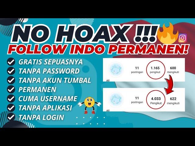 Cara Menambah Followers IG Indonesia Aktif Gratis Permanen Sepuasnya Terbaru