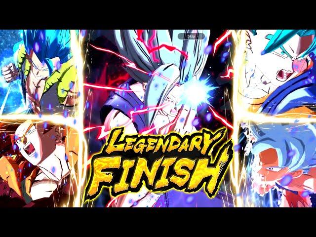 (Pre-5th Anniversary) ALL LEGENDARY FINISHES!! | Dragon Ball Legends