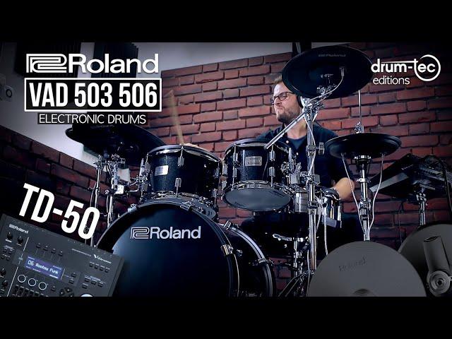 Roland TD-50 sound module swap on VAD503 & VAD506 electronic drums