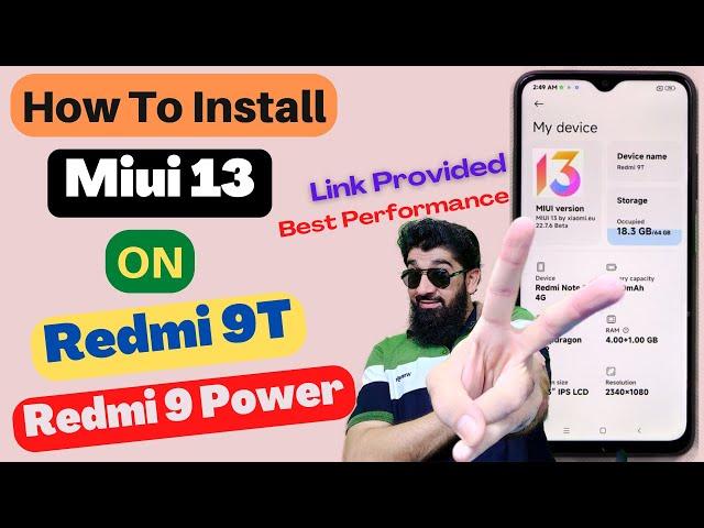 Install Miui 13 On Redmi 9T Redmi 9 Power
