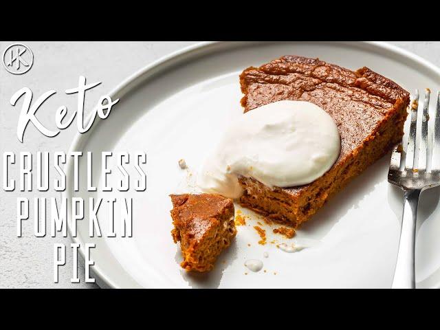 Crustless Pumpkin Pie | Keto Recipe by Jennifer Banz (Low Carb With Jennifer)