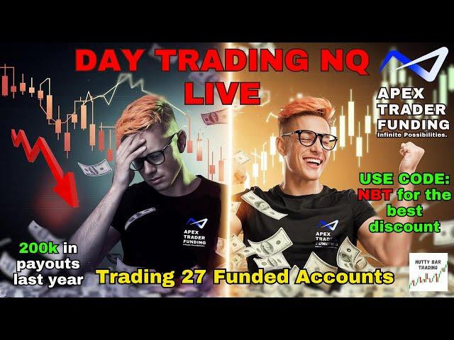 **LIVE** DAY TRADING - COPY TRADING 27 FUNDED ACCOUNTS and 1 LIVE ACCOUNT - CODE NBT