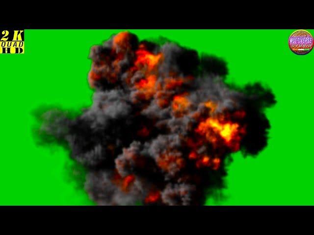 Green Screen Ultra Realistic Explosion Effect | Smoke Effect | Chroma Key Video | #mvstudio VFX2020