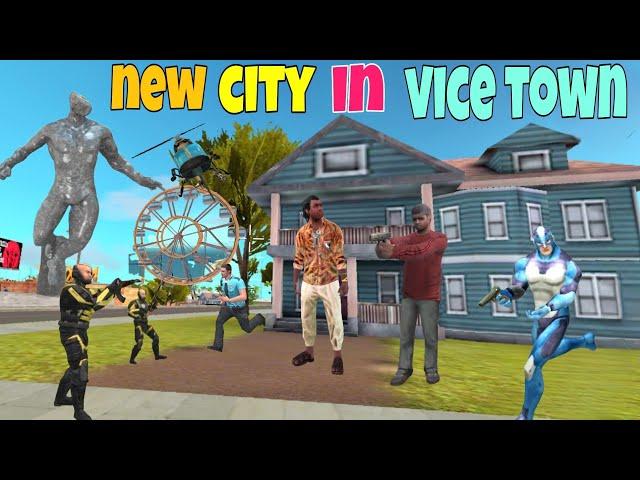 New City In Vice Town । Rope Hero Vice Town । New Update । Junnu Malik Gaming