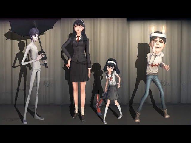 All Costumes Junji Ito Collection x Identity V Crossover. Showroom Animation.