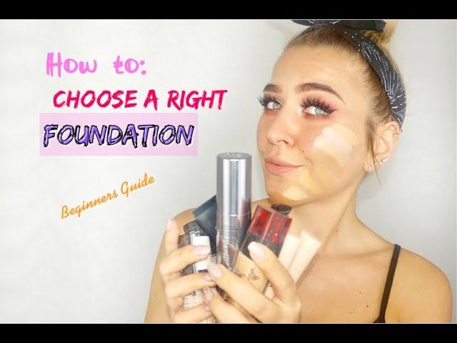 How to: Choose a right FOUNDATION | In-Deph Beginners Guide | Ingrida G