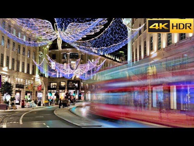 World's Biggest Christmas Lights-on 2023 | Central London Christmas Lights [4K HDR]