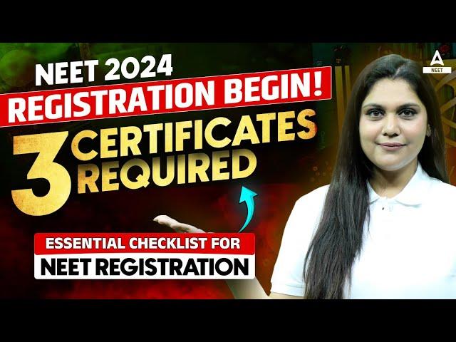 Documents Required for NEET 2024 Application Form | NEET 2024 REGISTRATION FORM