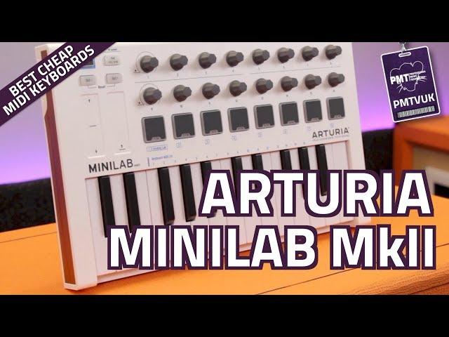 Arturia MiniLab Mk2 Compact USB MIDI Controller Keyboard - Review & Demo