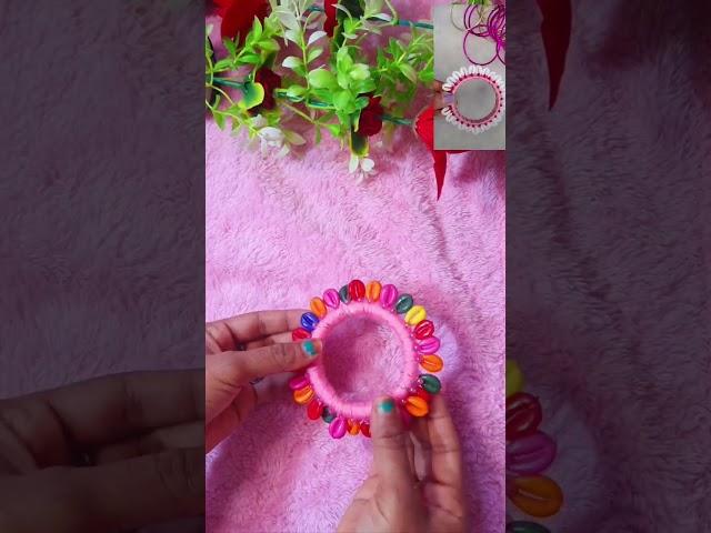 DIY Navratri bangles #inspire by @CrafterAditi #recreation #craft #diy @Easy craft with ANU