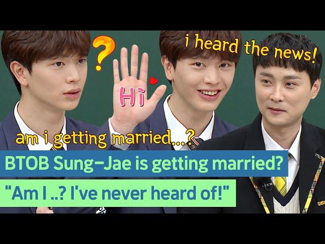 Someone who waited for Sung-Jae to marry BTOB Sung-Jae...?