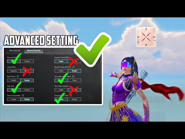 These Settings Will Make You Noob To Pro  in PUBG MOBILE/BGMI