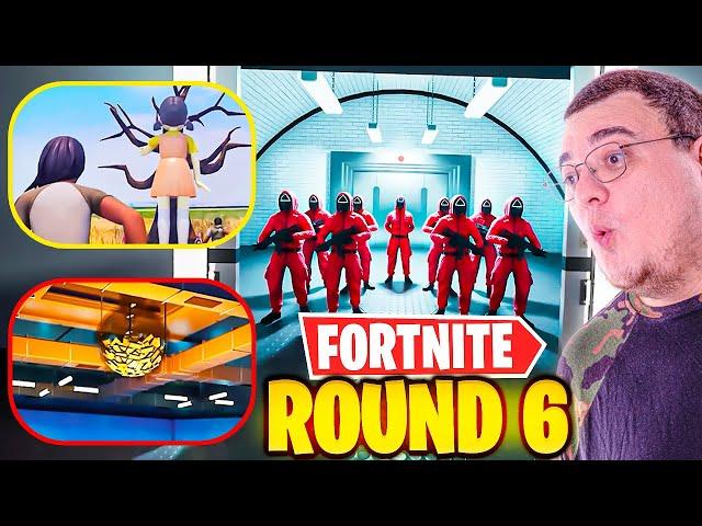 ROUND 6 NO FORTNITE É INCRIVEL !