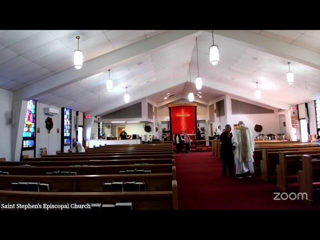 St Stephen's Episcopal Church, Whiting, 1/12/25 10am   Epiphany 1