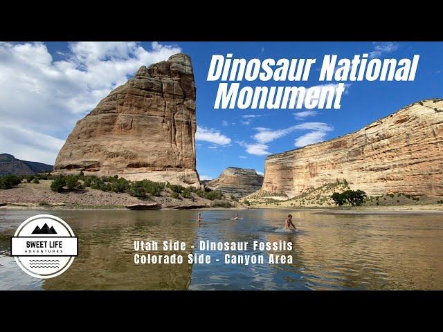 Dinosaur National Monument | How to See Utah and Colorado sides of Park, Hiking, Camping, Fossils