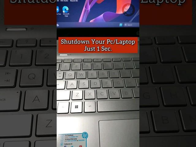 How to Shutdown shortcut key #laptop #shorts #programmingtrends #shortcut