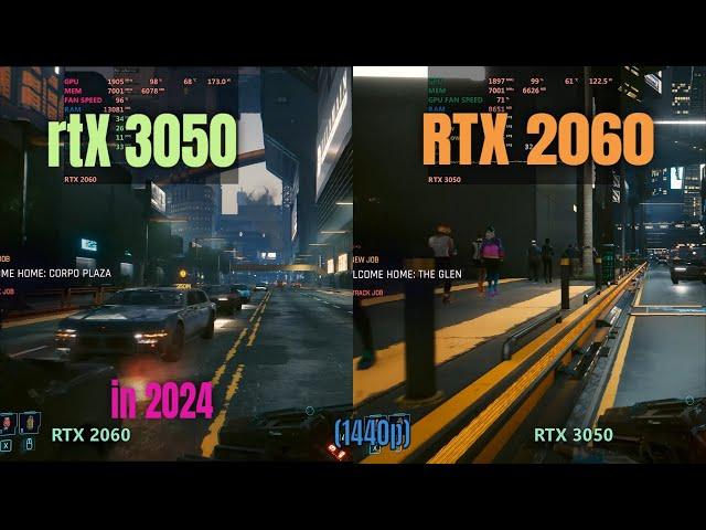 RTX  2060  vs RTX 3050 - 1440p gaming