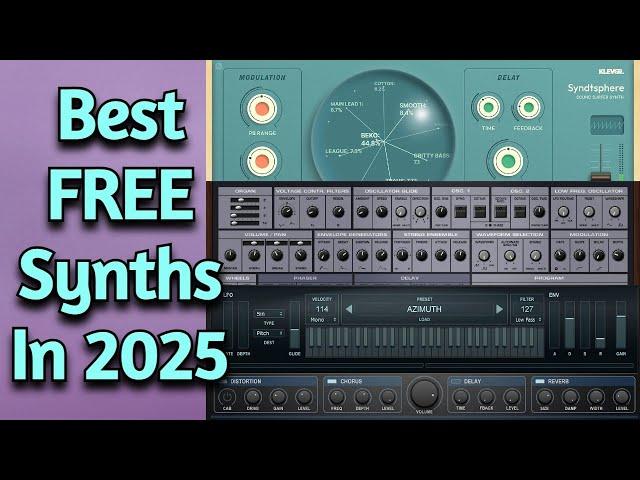 The Best 3 FREE Synth VST Plugins In 2025 – Great Sound Quality!