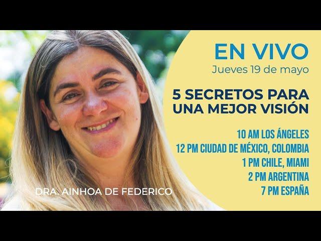  ¡Descubre los EJERCICIOS y Trucos Esenciales para Recuperar una Buena VISTA! [Directo 1]