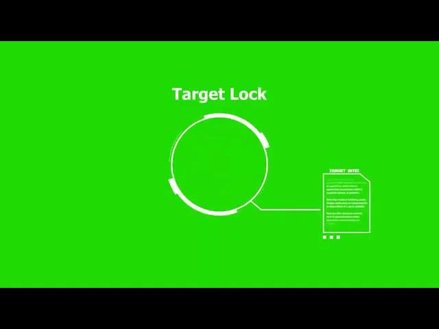 target lock green screen