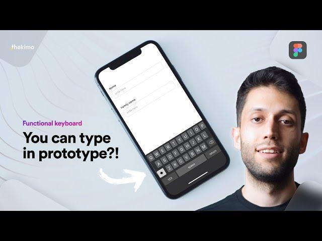 Advanced prototyping in Figma: how to create a real Mobile Keyboard?