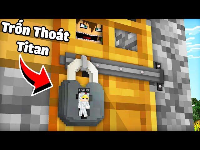 TÔ GÀ THỬ THÁCH 24H TRỐN THOÁT KHỎI NGƯỜI KHỔNG LỒ ĐÁNG SỢ TRONG MINECRAFT*TÔ GÀ VÀ TITAN