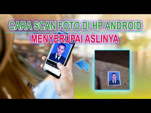 How to scan photos on a cell phone to look like the original