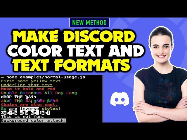 How To Make DISCORD COLOR TEXT and Text Formats [All formate] 2024