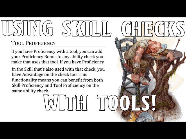 Using Ability Checks With Tools, Grants Advantage? | Nerd Immersion