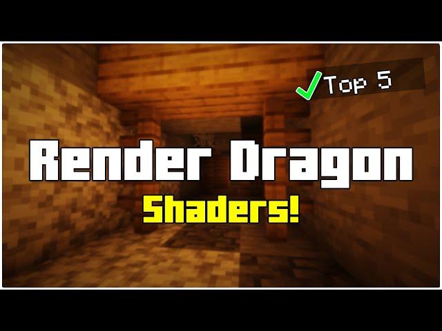 Top 5 Render Dragon Shaders for Minecraft Windows 10 Edition 1.19.81! (2024)