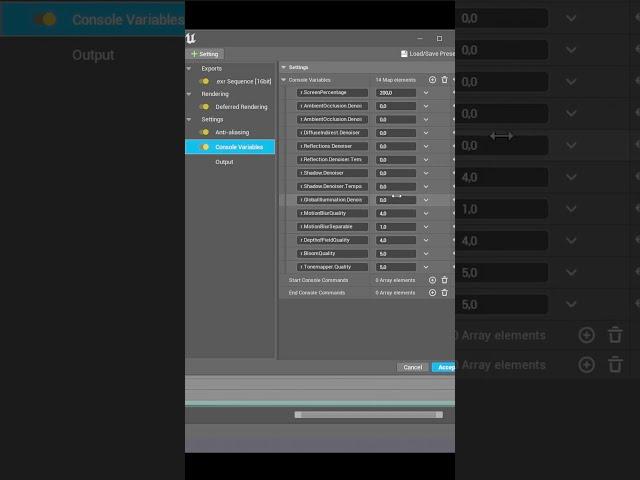 Unreal Engine 5 Render Settings!