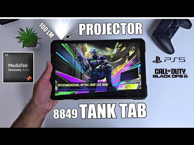 World's 1st Android Tablet Projector: 8849 Tank Pad (Massive 100" Movies/Gaming)