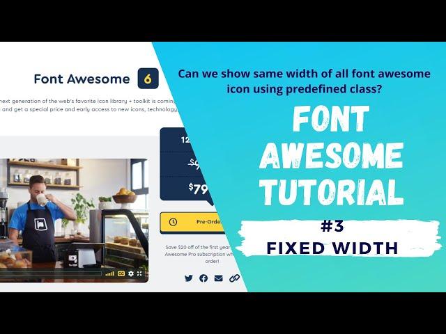 How can we show same width of font awesome icons? - #3 Fixed width class in font awesome.