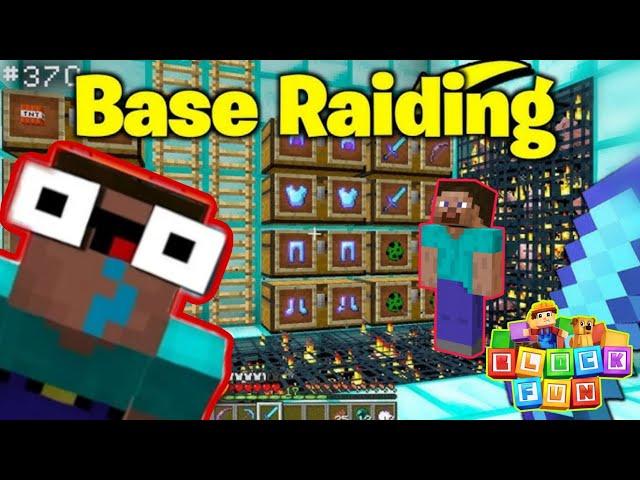 Base raiding in BLOCK FUN SERVER Lifesteal Server Block Fun  || #blockfun || pt-2