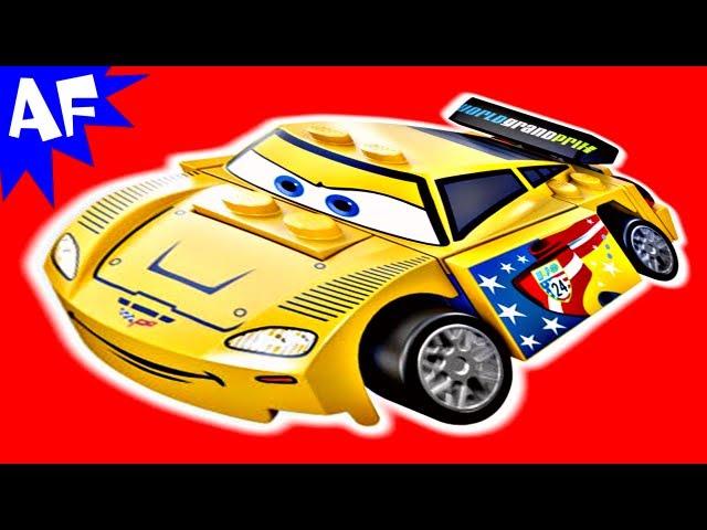 Lego Cars 2 JEFF GORVETTE Set 9481 Animated Building Review