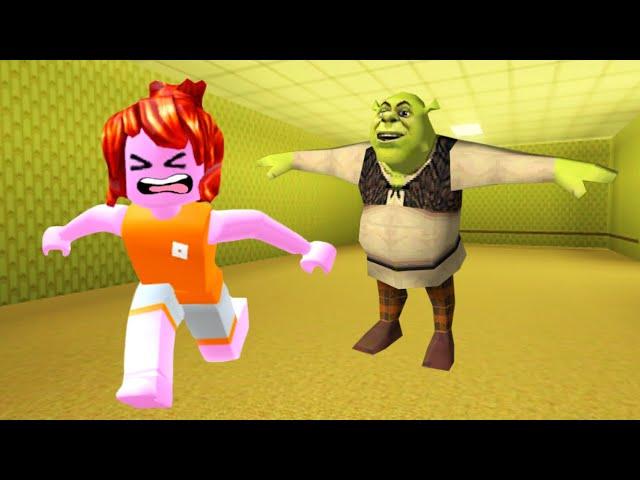 Roblox shrek in the backrooms...??