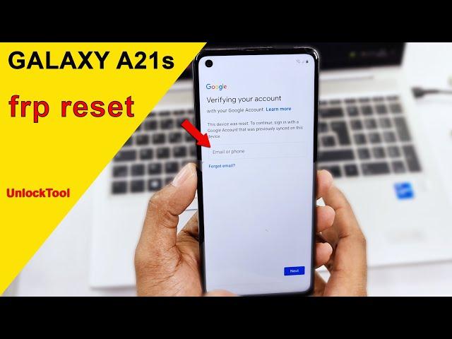 Samsung Galaxy A21s Frp Google Account Bypass By UnlockTool 