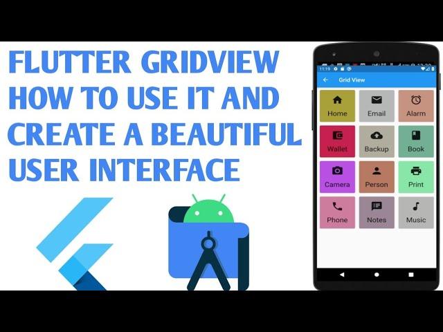 GridView in Flutter | Flutter GridView tutorial | Grid View flutter dart