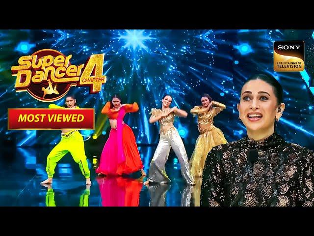 सारे Contestants ने मिलकर दिया Karisma Kapoor को Tribute | Super Dancer 4 | Most Viewed