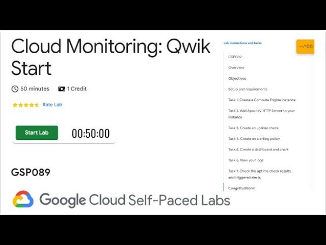 Cloud Monitoring: Qwik Start | GSP089 | Google Cloud Skills Boost | QUICK-GCP-LAB | 2024 #qwiklabs