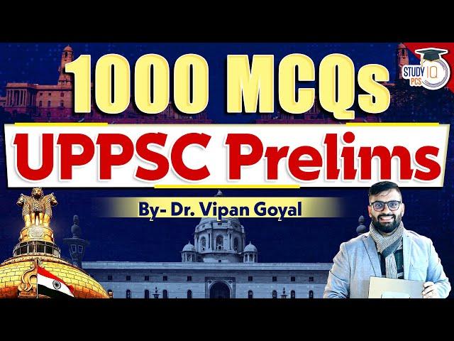 UPPCS Revision Class |  Complete General Studies MCQs Marathon for UPPSC by Dr Vipan Goyal ||StudyIQ