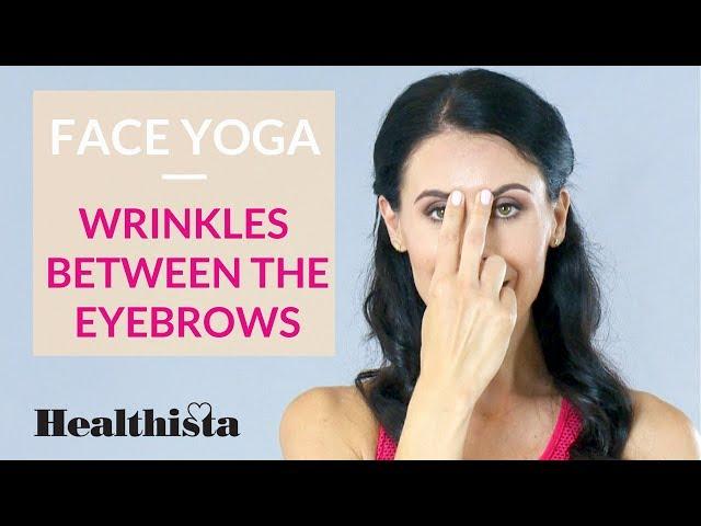 How To Reduce wrinkles between the eyebrows with this 3 minute face yoga sequence