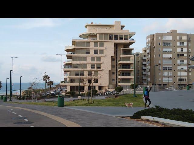 Netanya Israel - March 2021 [4k] Walk