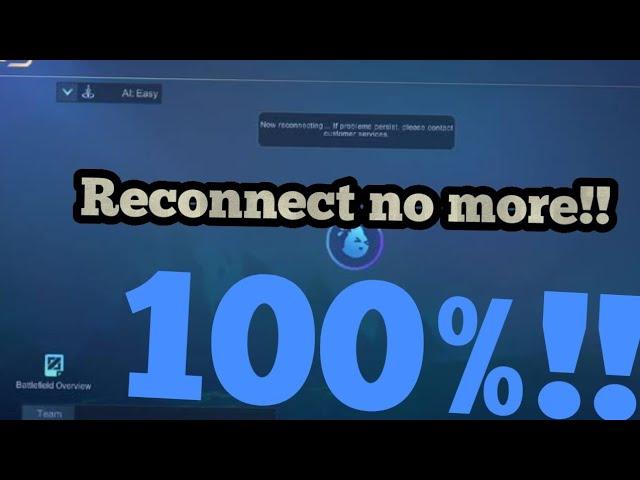 Fix Mobile Legends Reconnecting Issue / Stuck at 50% 55% Stable