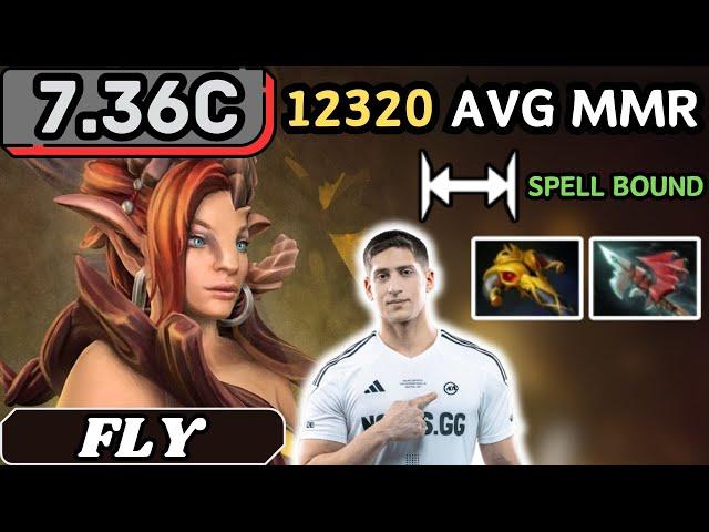 7.36c - Fly ENCHANTRESS Hard Support Gameplay - Dota 2 Full Match Gameplay